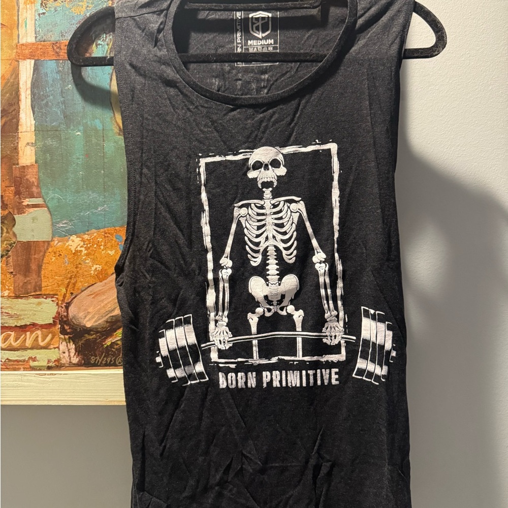 Born Primitive Charcoal Skeleton Tank